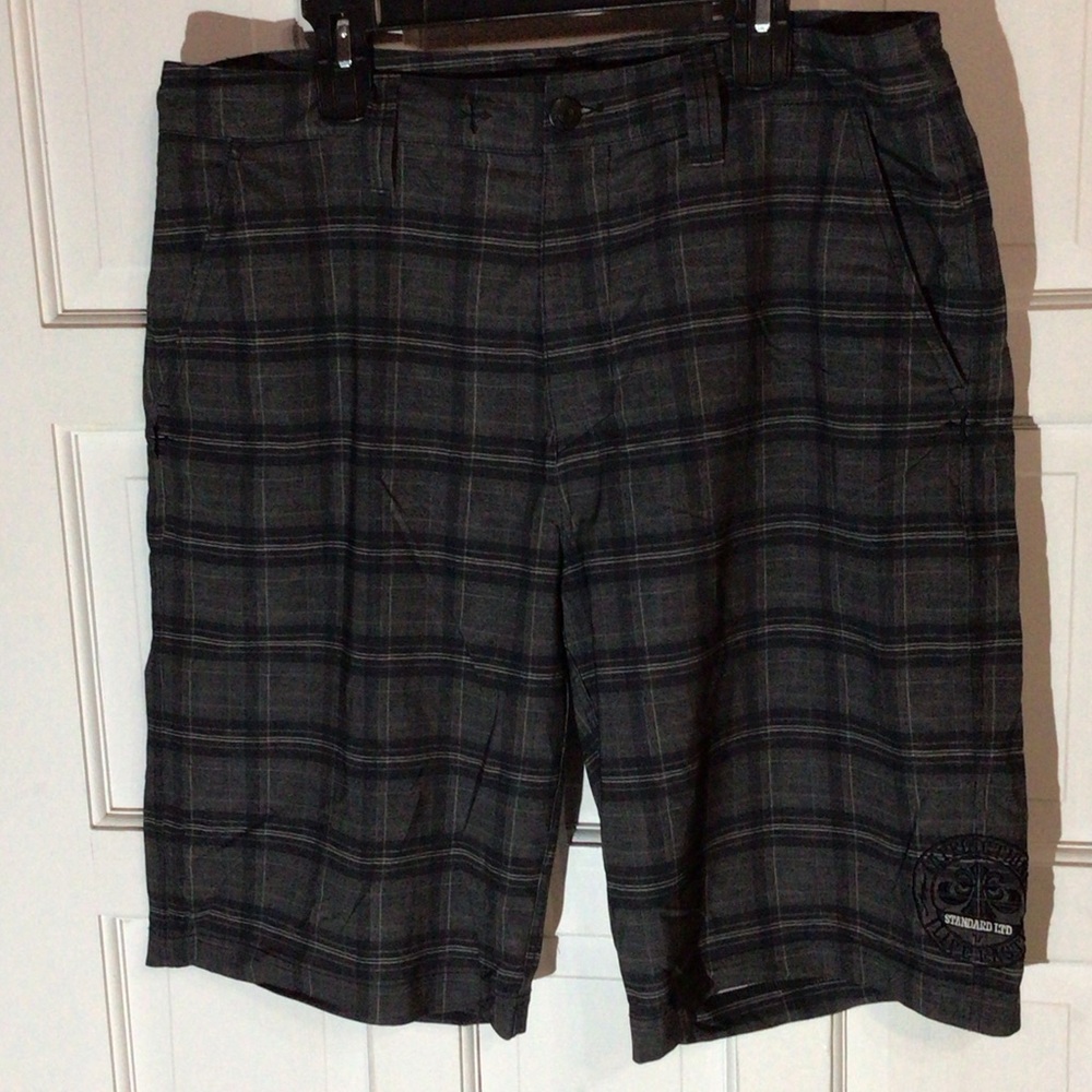 Affliction Plaid Men's Shorts